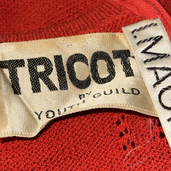 Vintage 1960’s Tricots Union Made Knit Dress - Picture 7 of 11